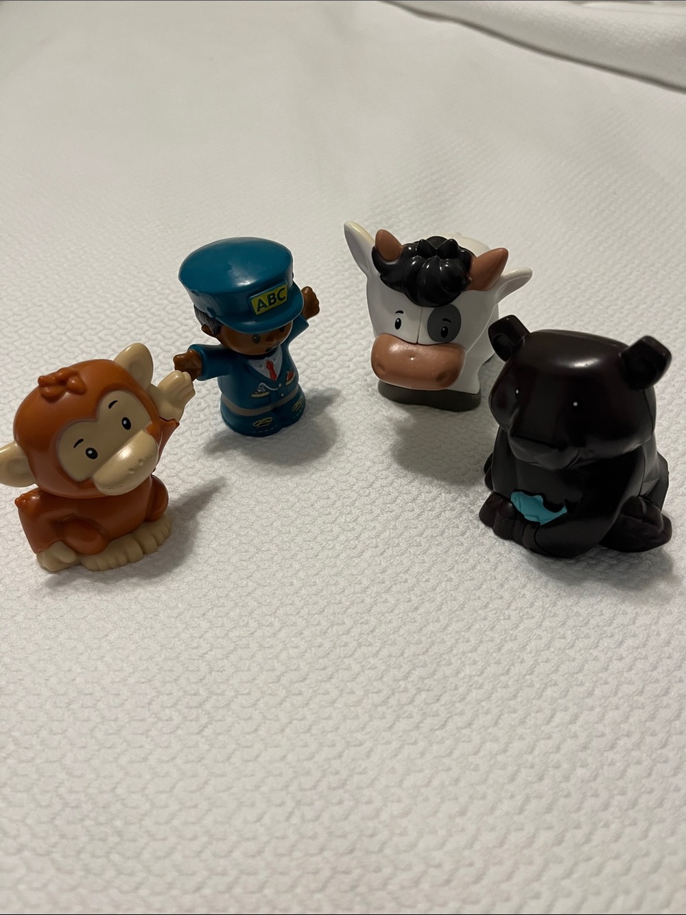 4 Figures Kids Animal & Character Figurine Playset - Little People